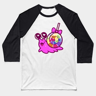 Lollipop Snail Baseball T-Shirt